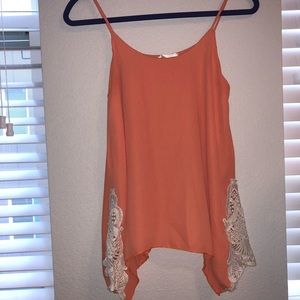 Orange tank top